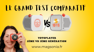 comparatif yoto 2e et 3e génération vidéo